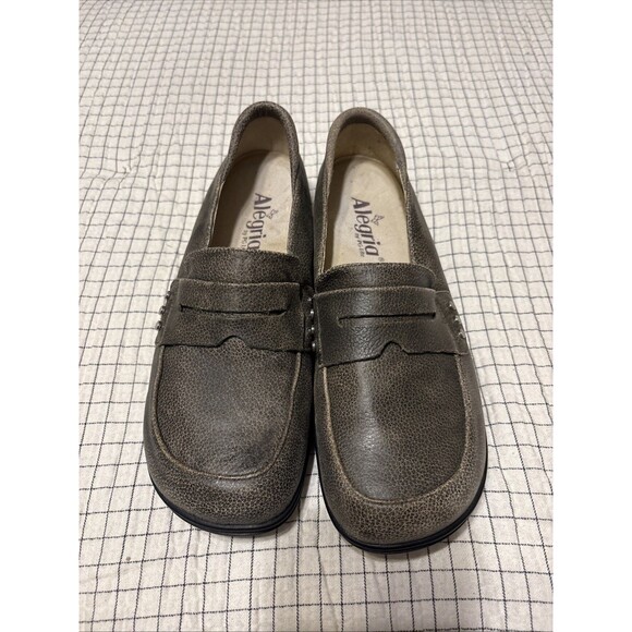 Alegria Women Shoe Taylor Stone Wall Tay-603 Size EUR 39 Brown Loafer Pre Owned - Picture 10 of 11